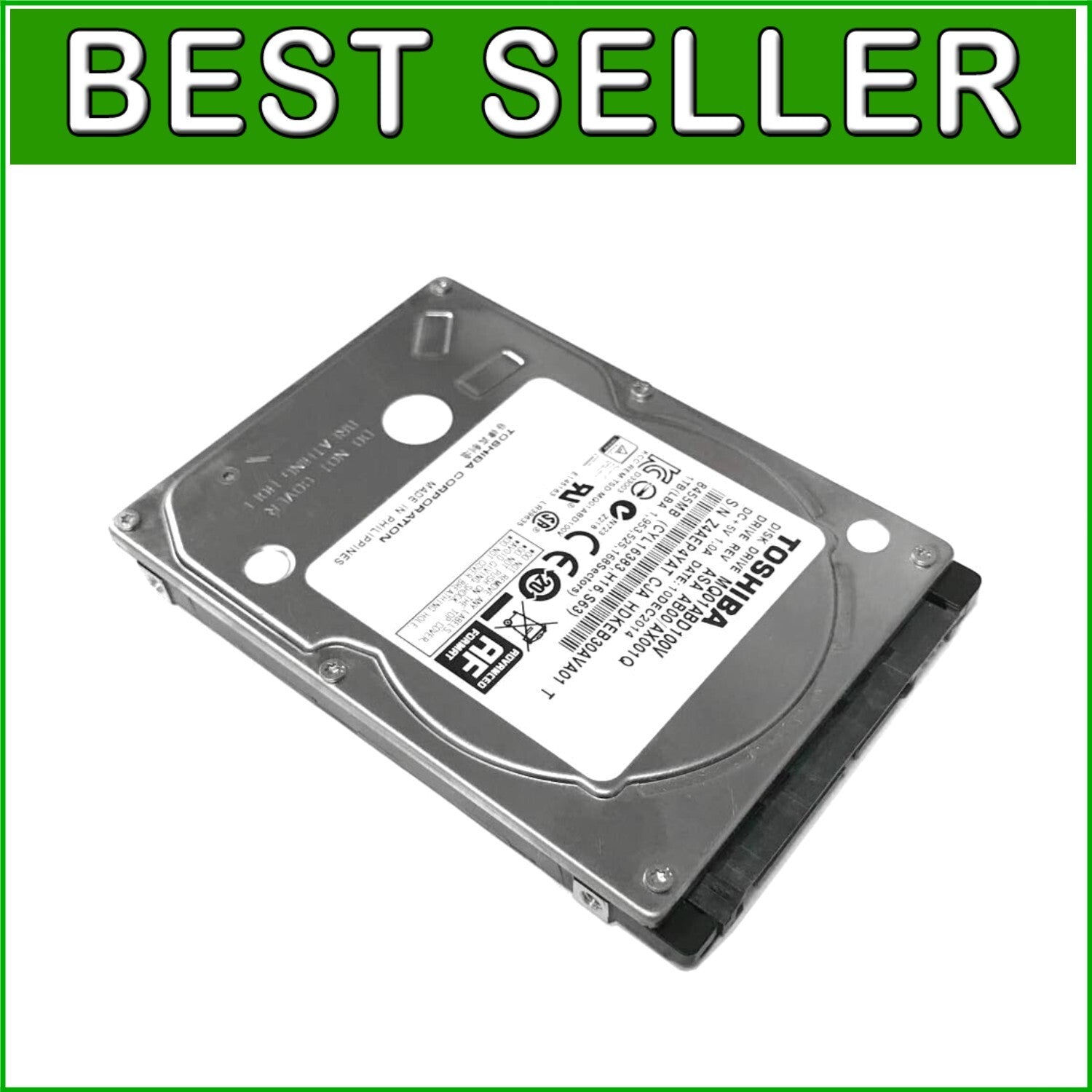 1TB 5400 RPM SATA 2.5" Hard Drive - Portable Storage for Laptops & Notebooks