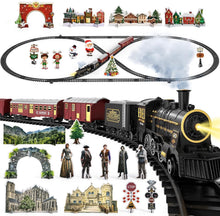 Load image into Gallery viewer, Rechargeable Steam Locomotive Toy with Sounds &amp; Light - Perfect Gift for Kids