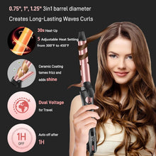 Load image into Gallery viewer, Professional Auto Rotating Curling Iron – Adjustable Heat for Long-Lasting Curls
