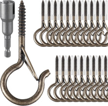 Load image into Gallery viewer, Versatile 100 Pcs Heavy-Duty Hooks for Plants &amp; Outdoor Lights – Copper Finish