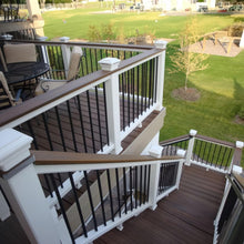 Load image into Gallery viewer, Hollow Round Aluminum Balusters for Deck Railing - Easy Install 101 Pack