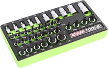 Load image into Gallery viewer, 35 Piece Multi-Drive Star Socket Set with EVA Foam Organizer - No-Slip Design