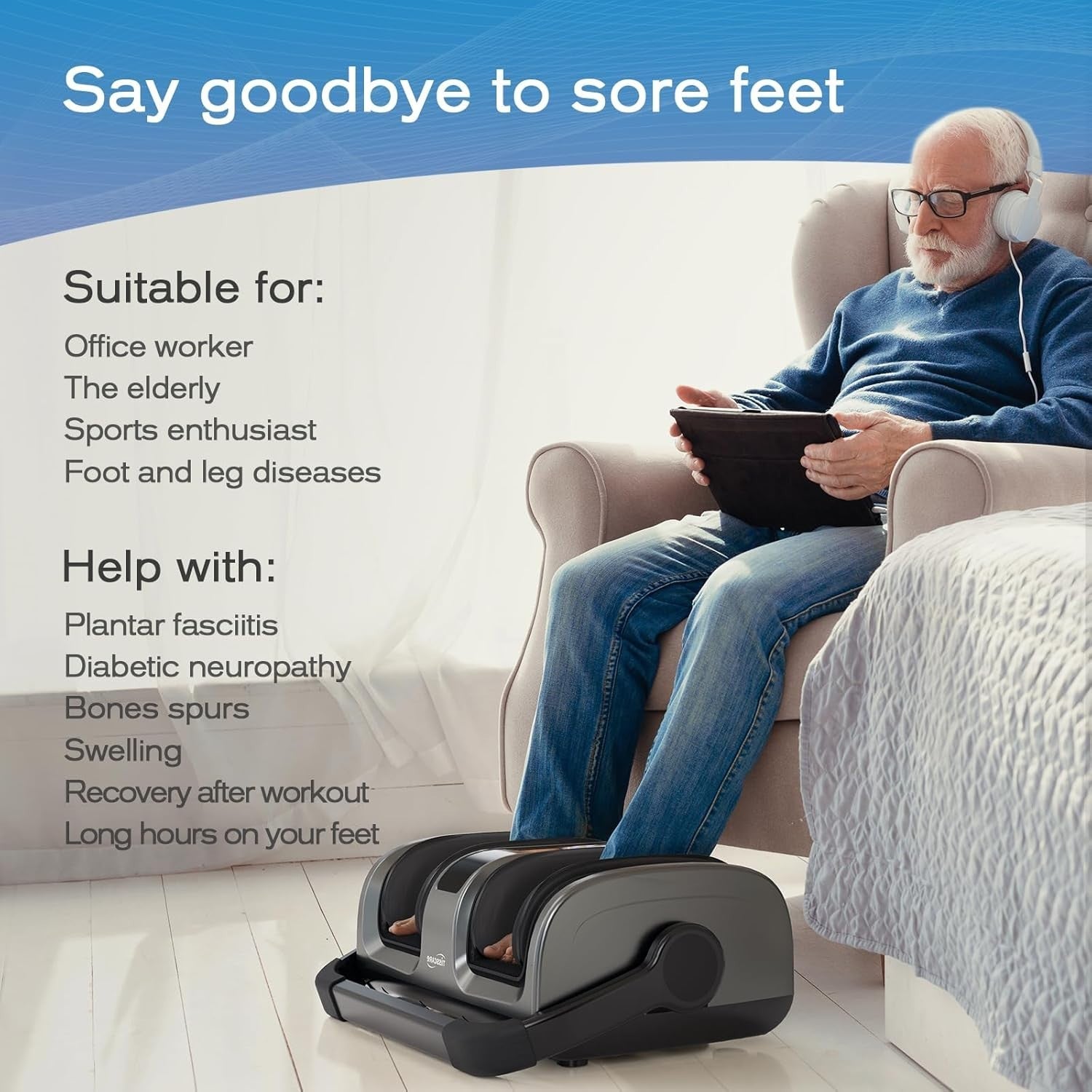 Customizable Shiatsu Foot Massager with Heat for Optimal Comfort - Ideal Gift