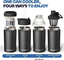 Load image into Gallery viewer, 20x Colder Insulated Can Cooler - Pinot Noir Color, Fits Regular &amp; Slim Bottles