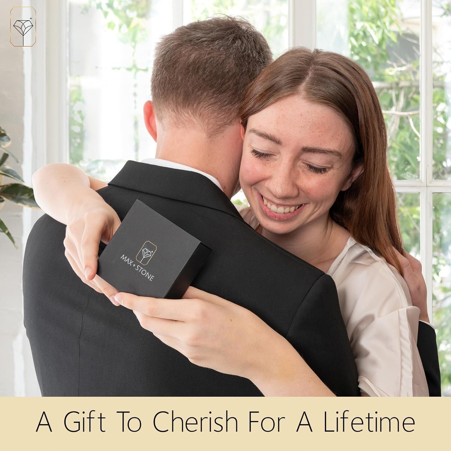 Elegant 8mm Onyx Cushion Cut Pendant Necklace in Sterling Silver - Gift-Ready