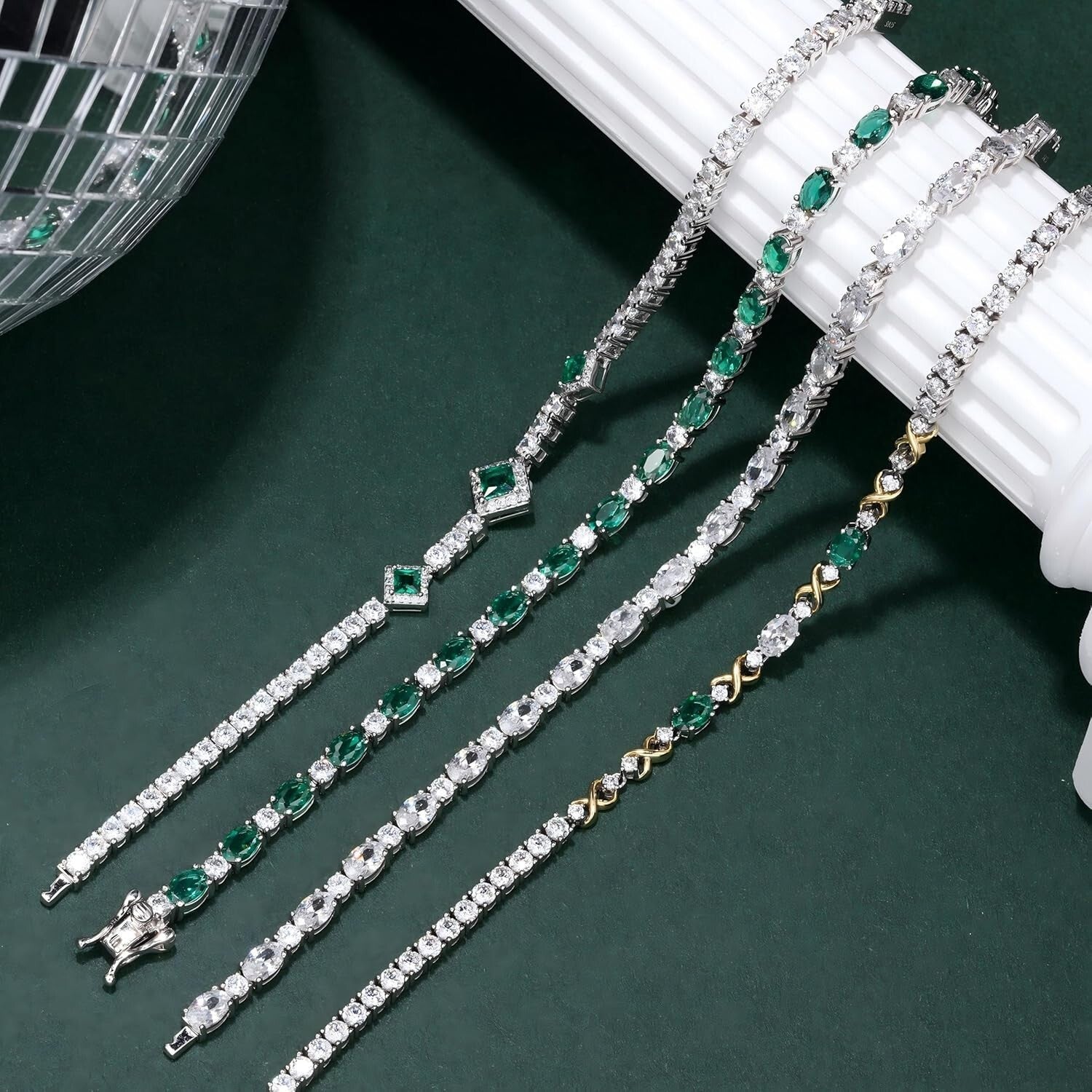 Hypoallergenic Birthstone Tennis Bracelet for Women - Stylish Gift in 12 Colors