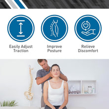 Load image into Gallery viewer, Cervical Traction Neck Brace with Inflator Bulb – Adjustable Support System