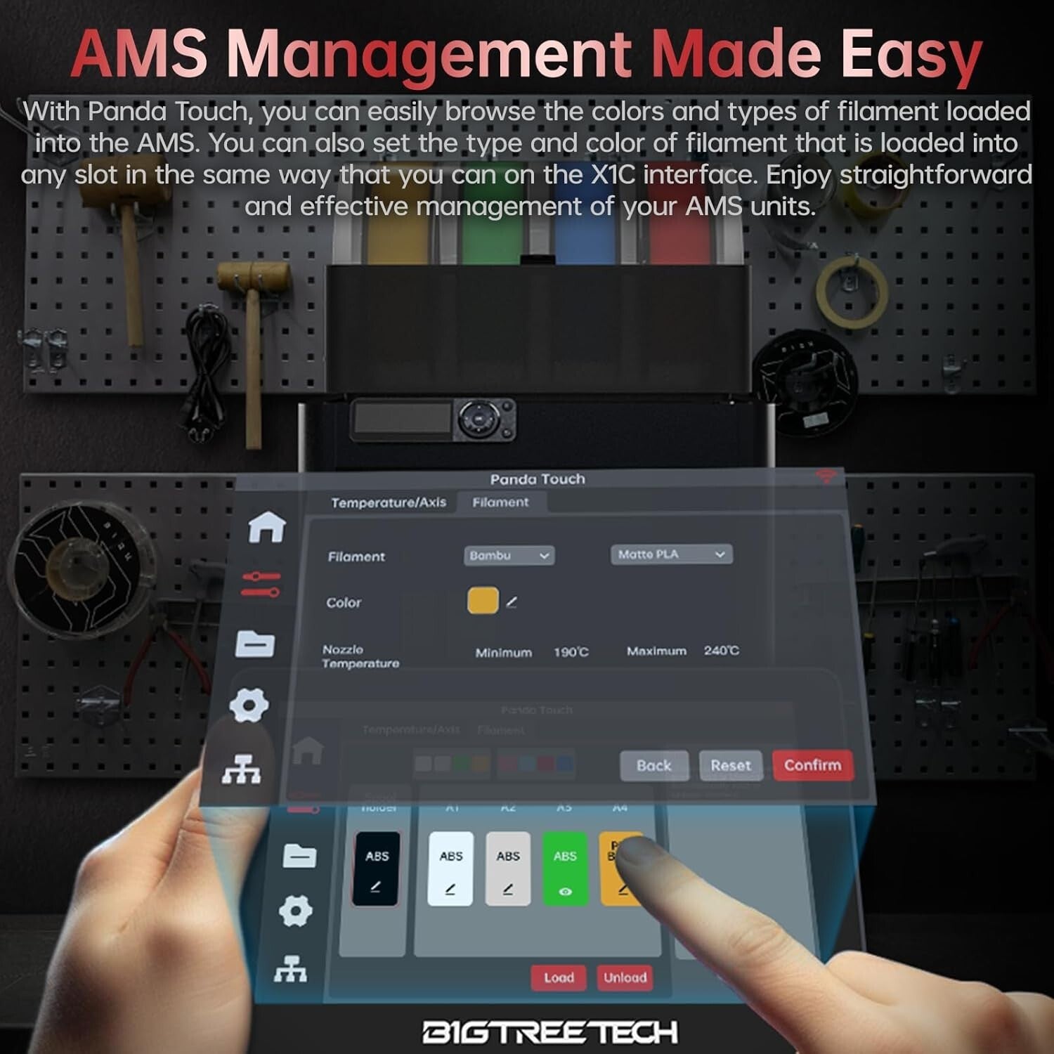 BIGTREETECH Panda Touch V1.0: Intuitive Touchscreen for 3D Printing Mastery