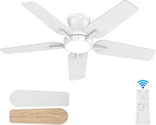 Load image into Gallery viewer, Versatile 42-Inch Indoor/Outdoor Ceiling Fan with Remote and 6 Speed Settings