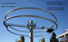 Load image into Gallery viewer, Durable Aluminum FM Loop Antenna for Superior Analog and Digital Signals