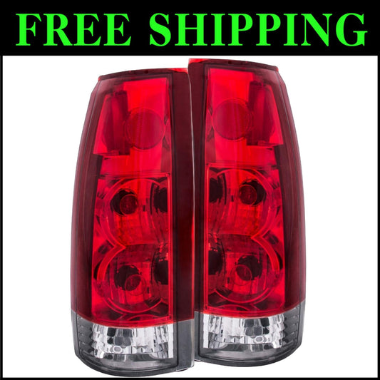 Durable Red/Clear G5 Tail Light Set for Chevy & GMC - Waterproof Performance
