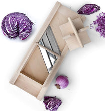 Load image into Gallery viewer, Traditional Manual Cabbage Shredder with Stainless Steel Blades for Sauerkraut
