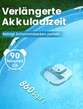 Load image into Gallery viewer, 2025 Cordless Robotic Pool Cleaner - Dual Motors, Self-Parking &amp; 90 Min Runtime