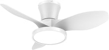 Load image into Gallery viewer, Modern Minimalist 32-Inch Ceiling Fan with Adjustable LED Light &amp; Remote Control