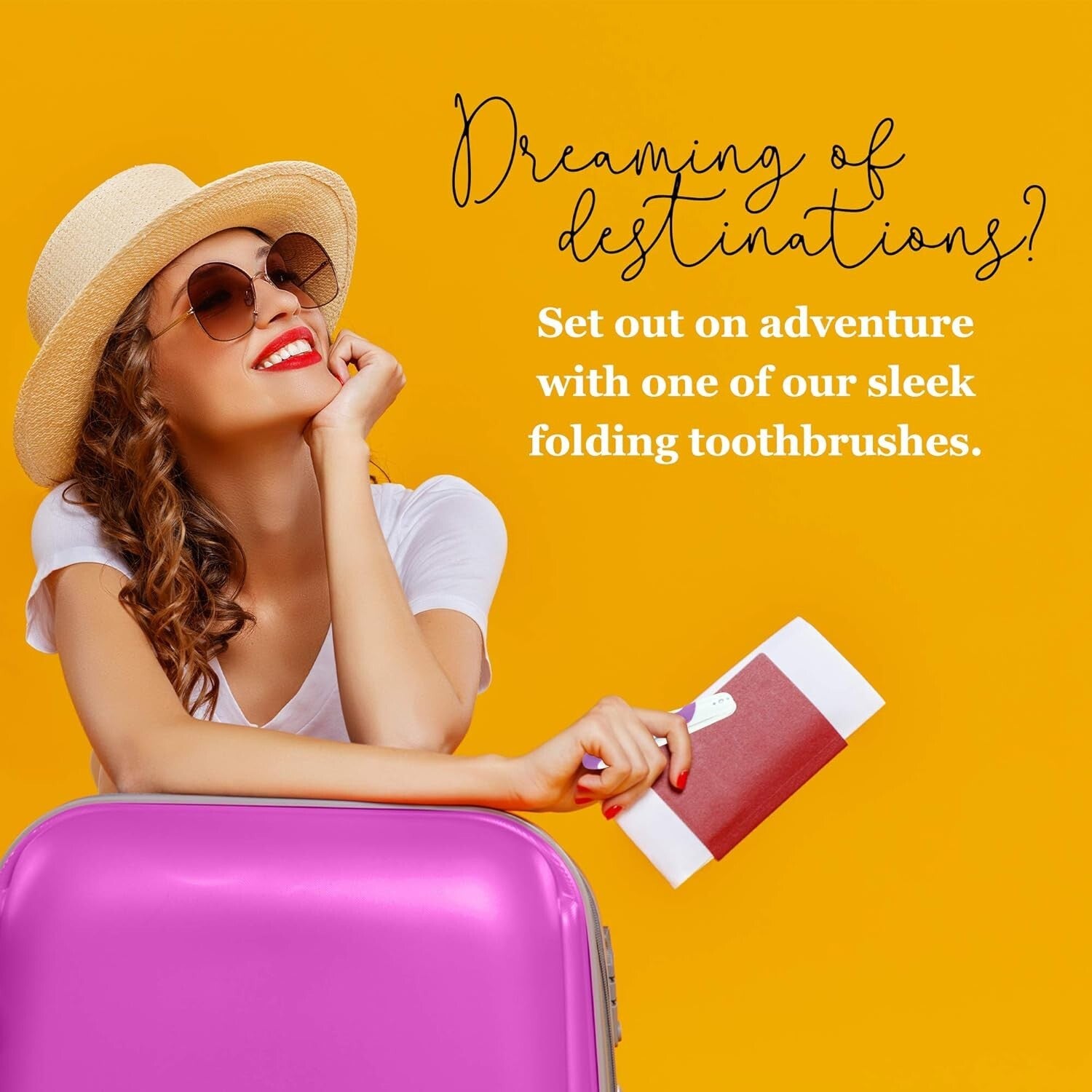 100 Pack Travel Toothbrush Set - Individually Wrapped, Medium Soft Bristles