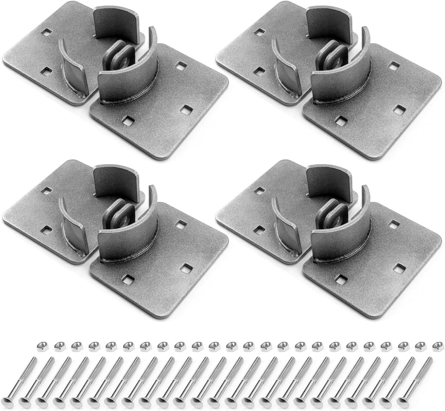 Compact 4 Pack of High-Security Steel Puck Locks for Ultimate Protection