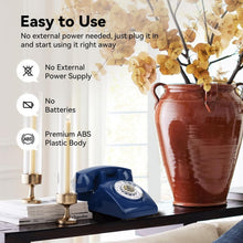 Load image into Gallery viewer, Nostalgic 1960s Rotary Phone with Adjustable Volume - Perfect Home Accessory