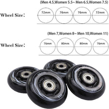 Load image into Gallery viewer, High-Performance Black Inline Skates for Expert Unisex Skating - Size 8.5/9.5