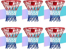 Load image into Gallery viewer, 2025 Upgrade Basketball Nets - 12 Loops, Weatherproof, Fade-Resistant, 6 Pack
