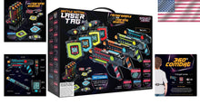 Load image into Gallery viewer, Hi-Tech Laser Tag Set - 360° Sensors, Rechargeable Vests &amp; Guns for All Ages