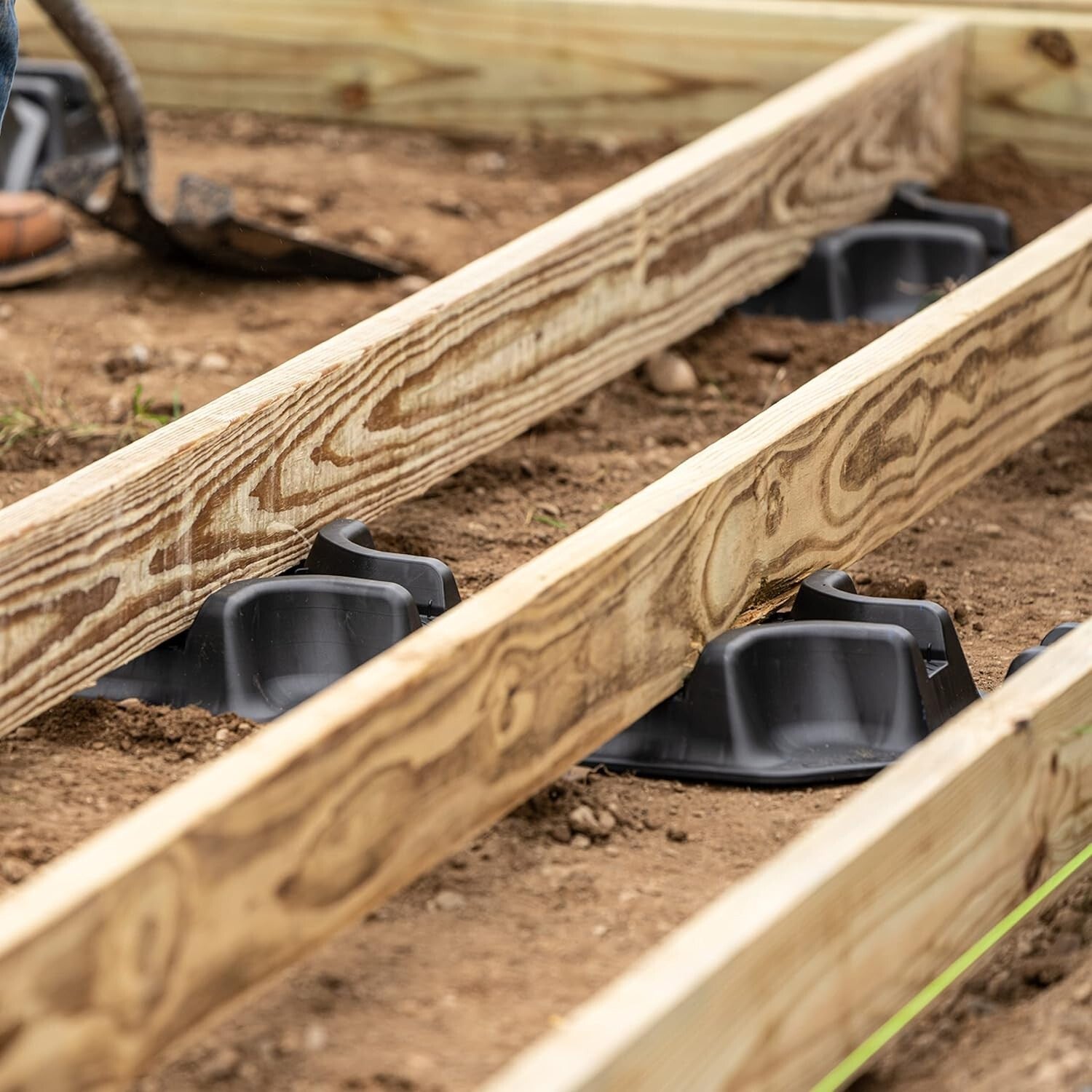 8-Pack Heavy Duty Deck Block Foundation Support Base - UV-Protected & Versatile