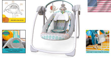 Load image into Gallery viewer, Lightweight Baby Swing with TrueSpeed Technology &amp; 10 Melodies | Travel-Friendly