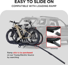 Load image into Gallery viewer, Heavy-Duty 200 lbs Capacity Bike Carrier with Anti-Wobble for 5-Inch Fat Tires