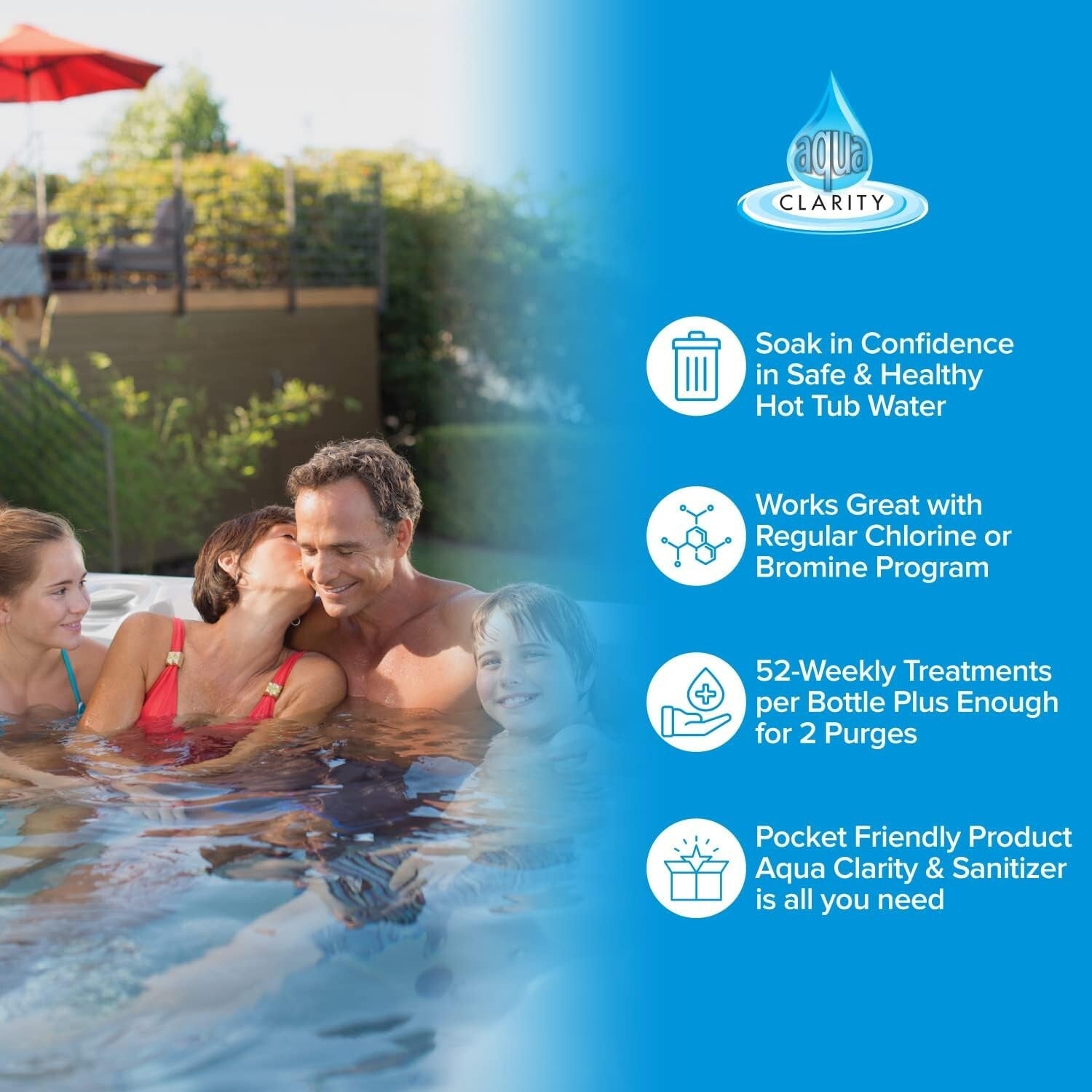 Simplify Hot Tub Care with 3-in-1 Cleaner – Enhanced Water Quality Solution