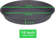 Load image into Gallery viewer, Deep 19" Plant Saucers - 4 Pack of Matte Finish Drip Trays for Garden &amp; Home