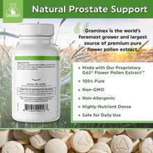 Load image into Gallery viewer, PollenAid Prostate Supplement - Natural Rye Pollen Extract, 180 Veggie Caps