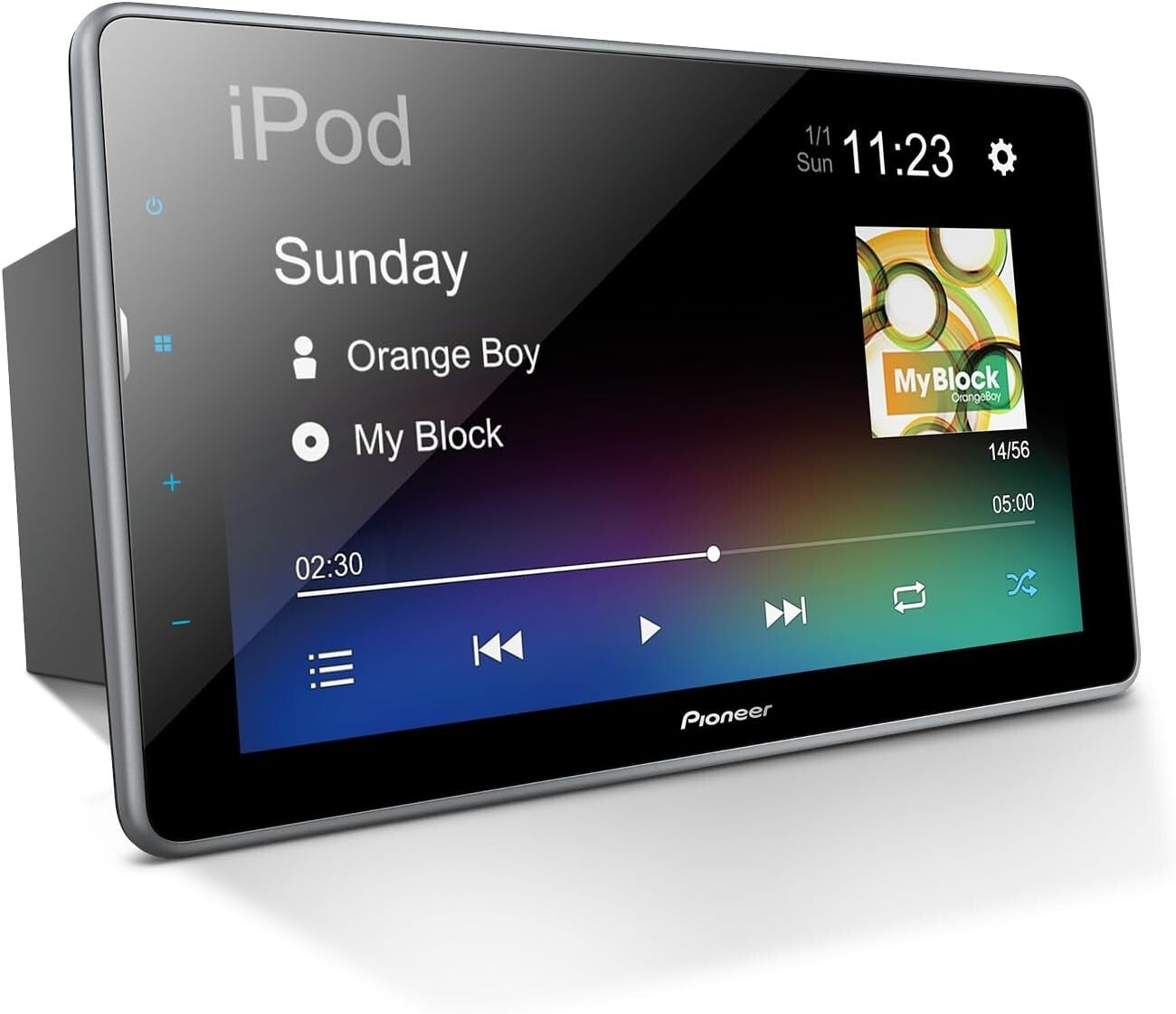 Sleek Multimedia Receiver with 9" Touchscreen, Bluetooth & Alexa Integration
