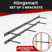Load image into Gallery viewer, Complete Floating Shelf Bracket Set with Installation Hardware - 6 Inch Rods