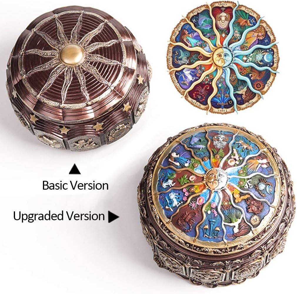 Upgraded Rotating Goddess Music Box with Twinkling LED Lights for Occasions