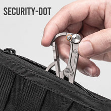 Load image into Gallery viewer, Robust Titanium Keychain Carabiner Clip - Ideal for Outdoor and Everyday Use