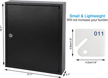 Load image into Gallery viewer, Heavy-Duty Metal Key Cabinet for Homes &amp; Offices - Lockable &amp; Easily Mounted