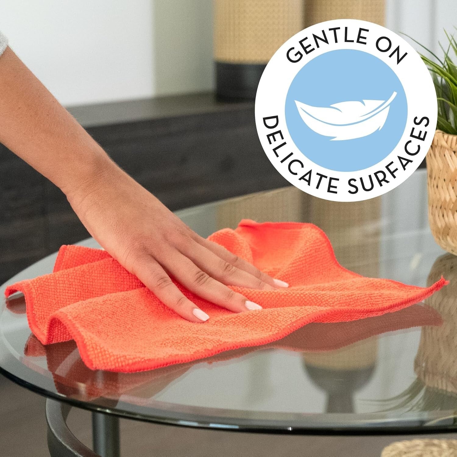 Eco-Friendly 200 Pack Microfiber Cleaning Cloths - Perfect for Home and Car Use