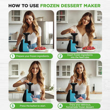 Load image into Gallery viewer, Versatile Electric Frozen Dessert Maker - Easy Sorbet, Yogurt, and Gelato