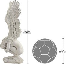Load image into Gallery viewer, Emotionally Detailed 30-Inch Remembrance Angel Statue for Indoor/Outdoor Use