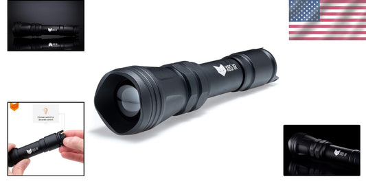 Adjustable 850nm IR Flashlight - Rugged Design for Night Vision Accessories