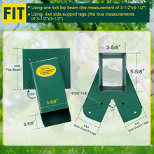 Load image into Gallery viewer, Complete Swing Set Bracket Kit - Heavy-Duty Steel with Installation Hardware