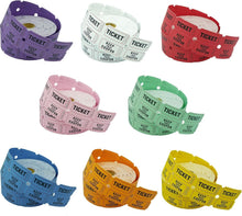Load image into Gallery viewer, Colorful 50/50 Double Roll Raffle Tickets - 8000 Pairs for All Occasions