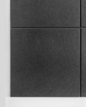 Load image into Gallery viewer, Eco-Friendly Black Cork Board Set – 12 Premium Felt Wall Panels with Adhesive