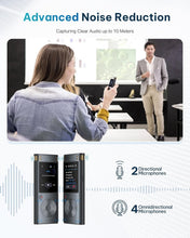 Load image into Gallery viewer, AI Voice Recorder with 5-Language Transcription &amp; Noise Reduction - Compact Size