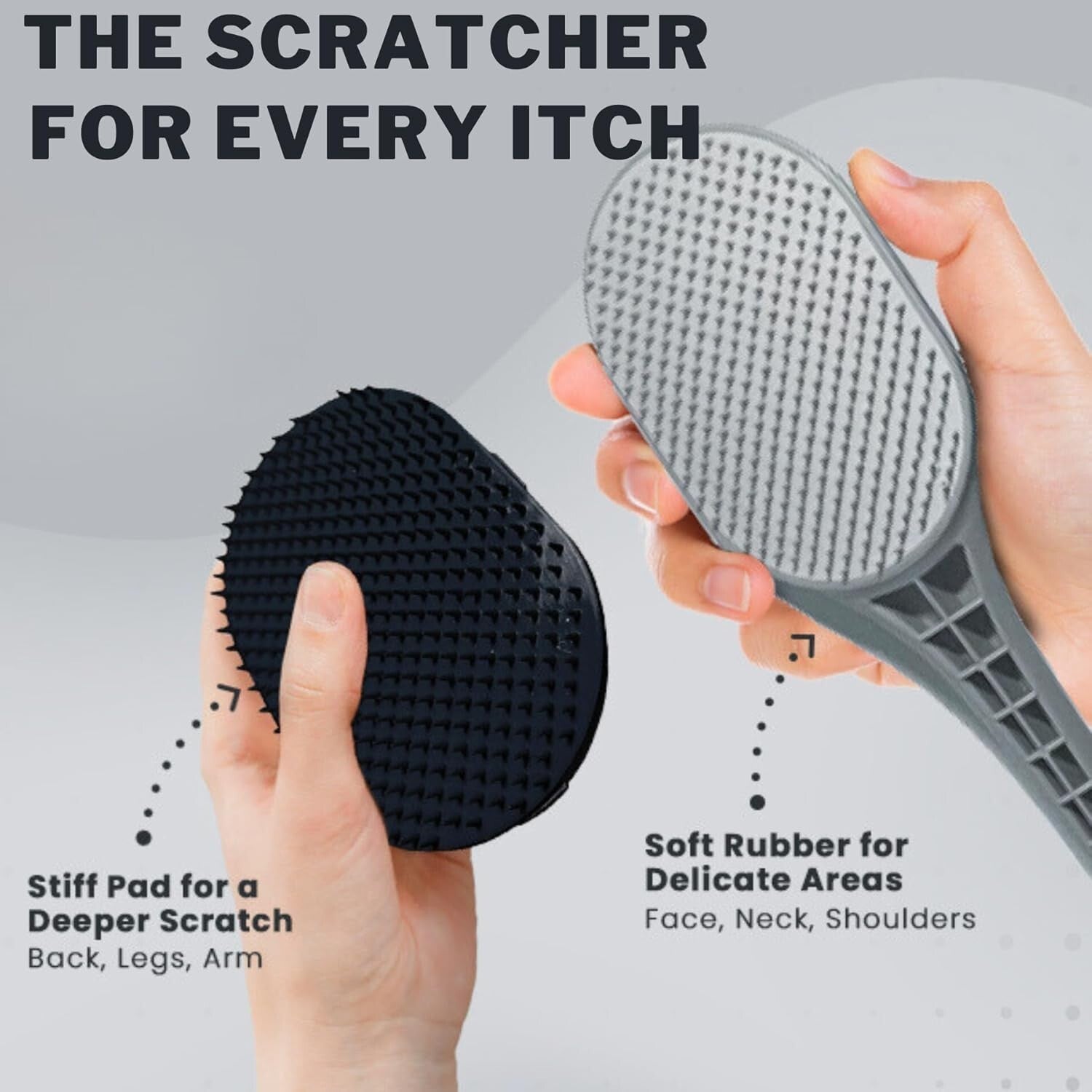 Versatile Back Scratcher & Exfoliator with 368 Contact Points – Relaxation Aid