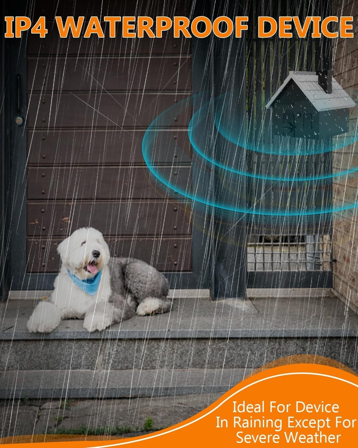 Effective Anti Barking Device for Dogs - 4 Adjustable Modes, Indoor/Outdoor Use