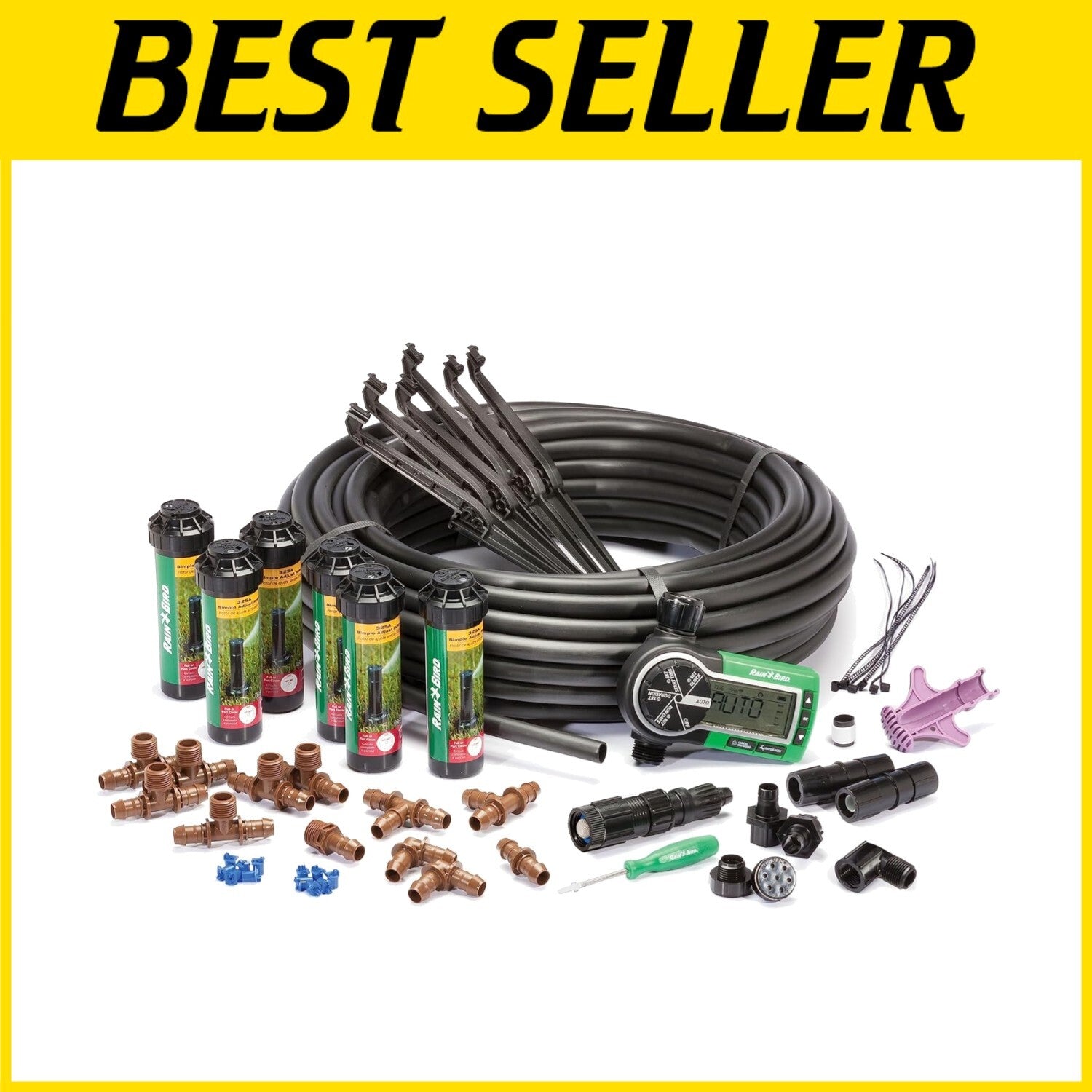 Efficient In-Ground Sprinkler System Kit - Targeted Watering for Beautiful Lawns