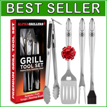 Load image into Gallery viewer, Heavy-Duty BBQ Tool Set: Ultimate Father's Day Gift for Grill Enthusiasts