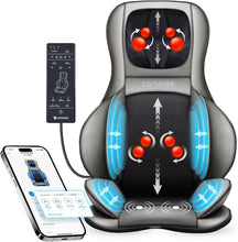 Load image into Gallery viewer, Adjustable Neck Rollers &amp; Compression - Shiatsu Massage Chair Pad for Full Body