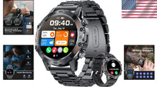 Load image into Gallery viewer, Multifunctional Bluetooth Smart Watch for Active Men: Health &amp; Fitness Tracking