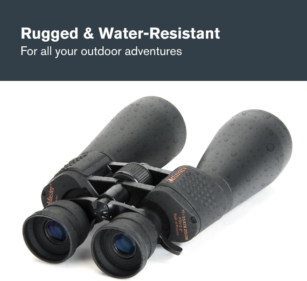 Durable SkyMaster 15-35x70 Binoculars with Comfortable Eyecups for Easy Viewing